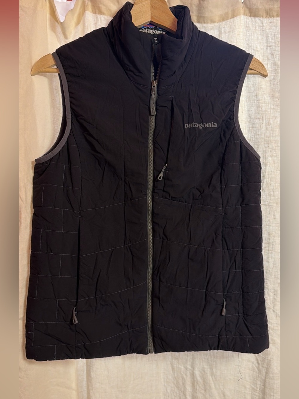 Patagonia Black Quilted Insulated Vest